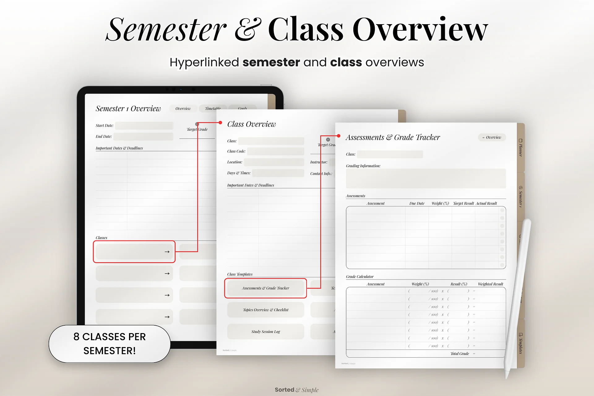 2026/2027 Student Planner - Academic Brown product image (3)