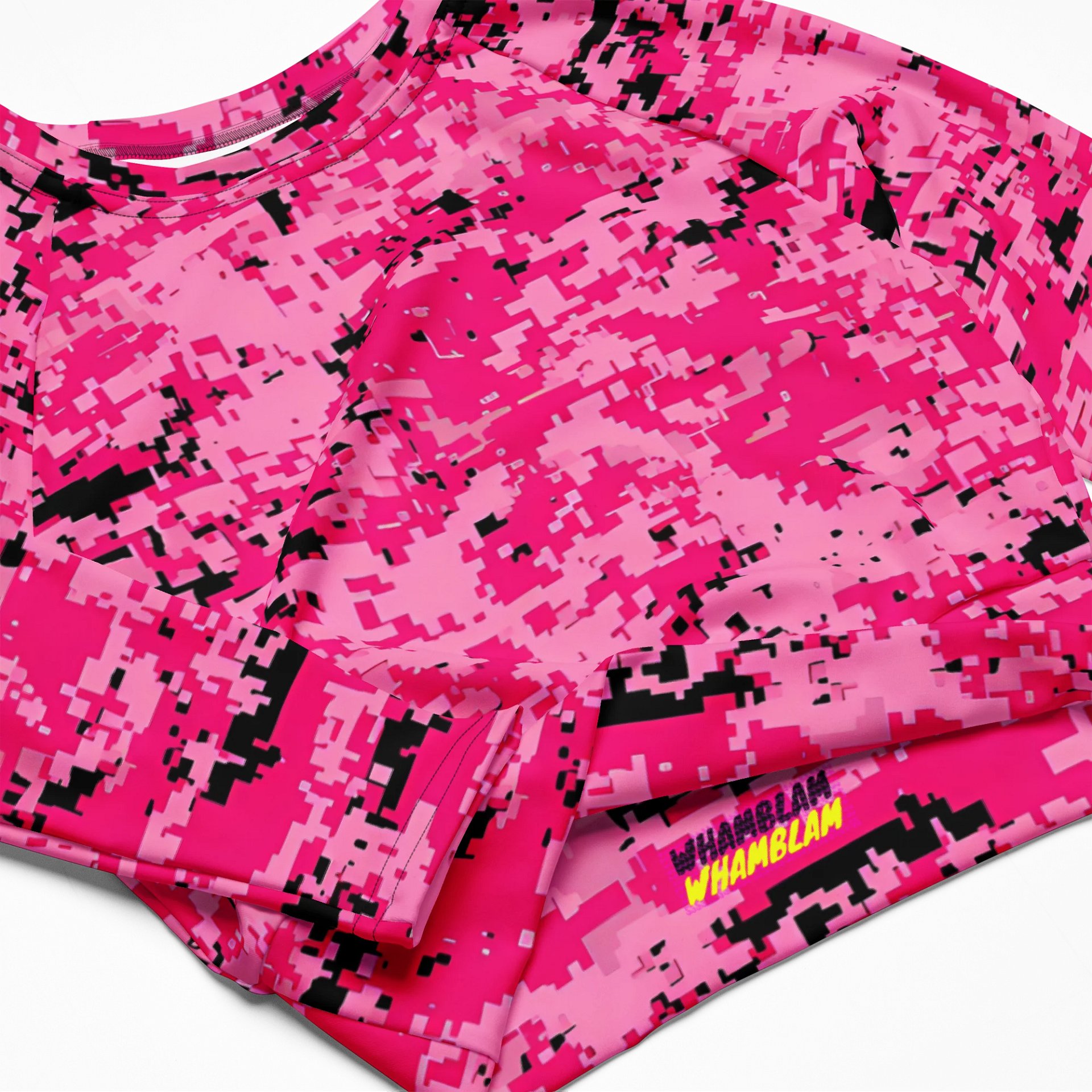 Eco-Chic All-Over Print Crop Top product image (4)