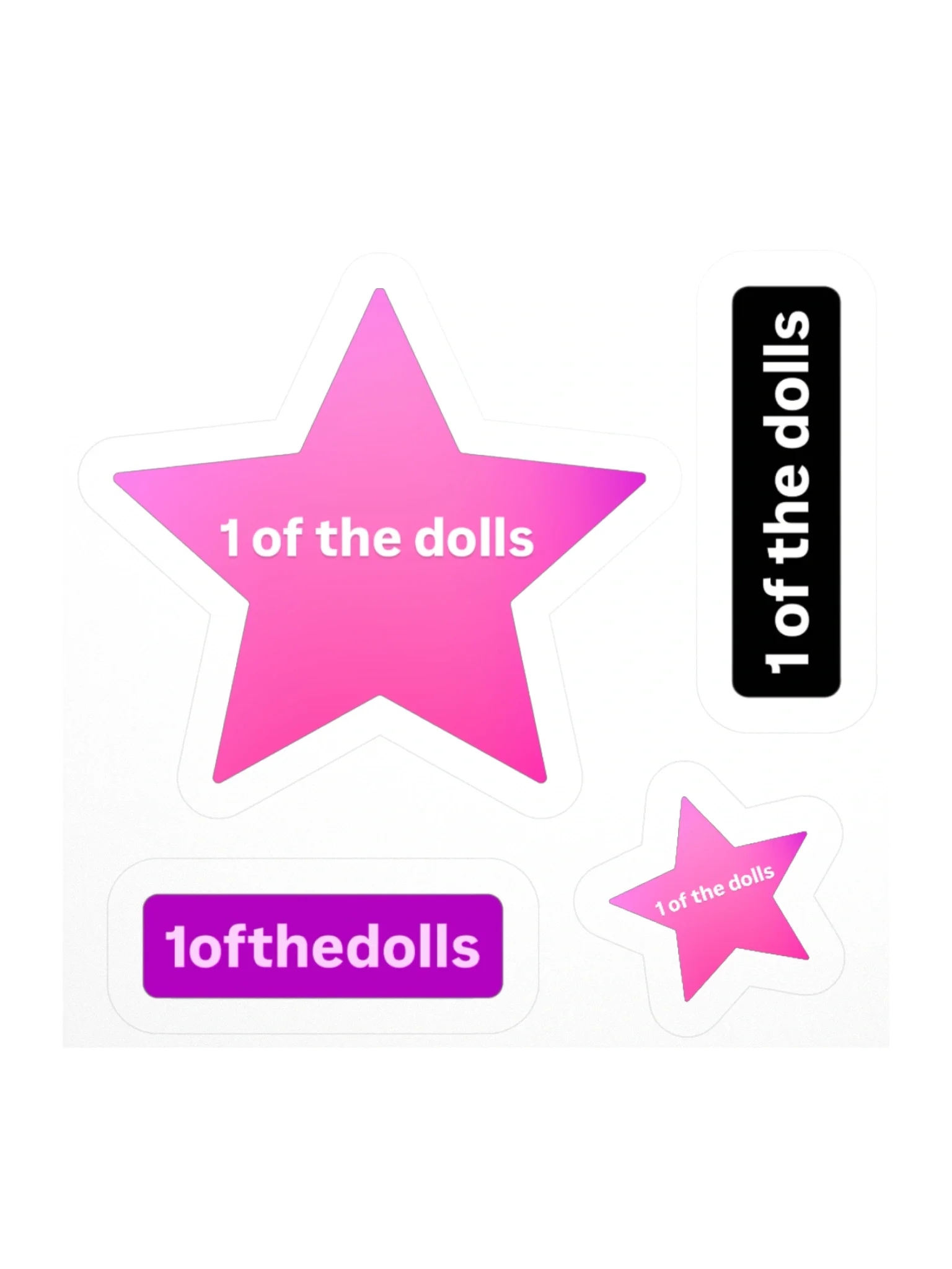 1ofthedolls Sticker Sheet