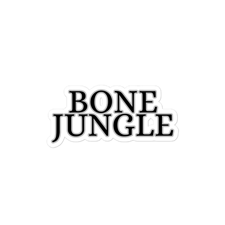 Bone Jungle Bold Logo Kiss Cut Sticker product image (2)