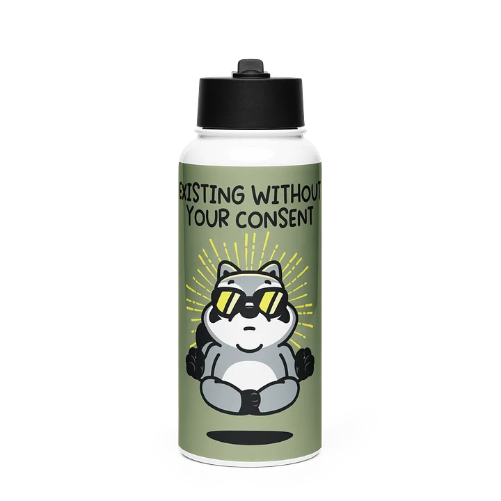 Existing Without Your Consent Steel Water Bottle product image (1)