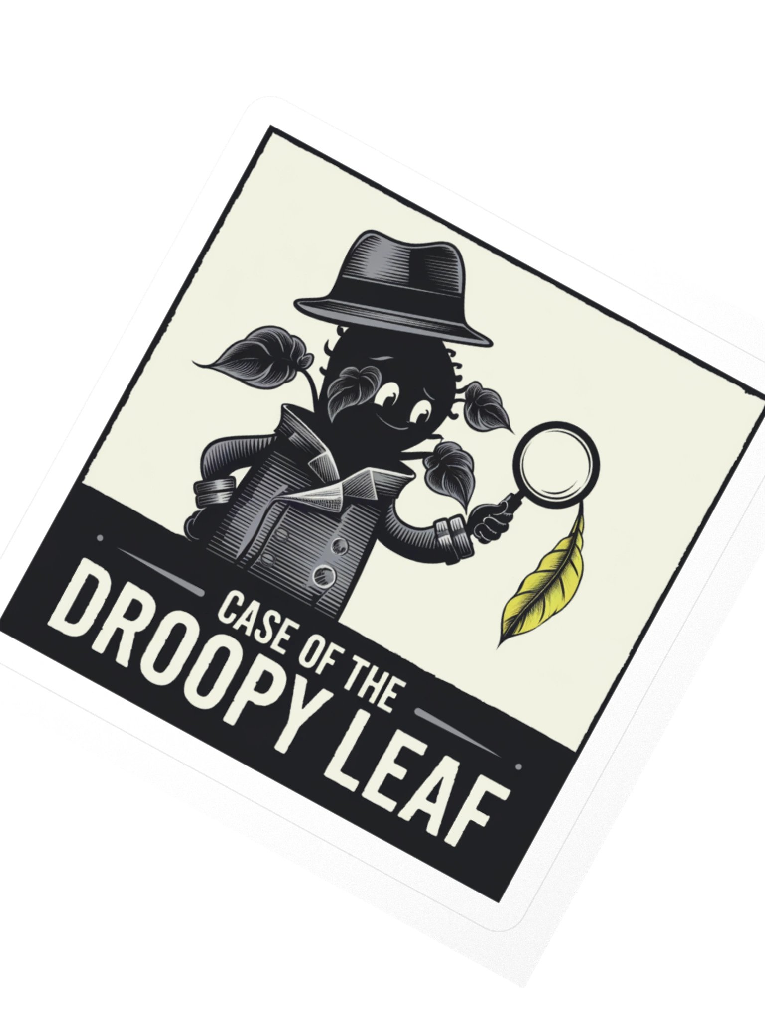 Case of the Droopy Leaf — Sticker product image (2)