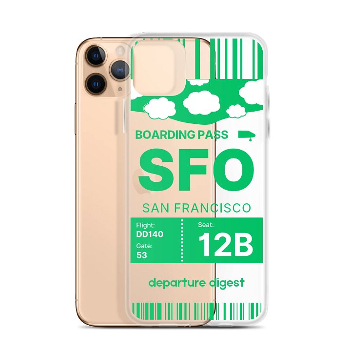 SFO: San Francisco Boarding Pass Case (iPhone) product image (2)