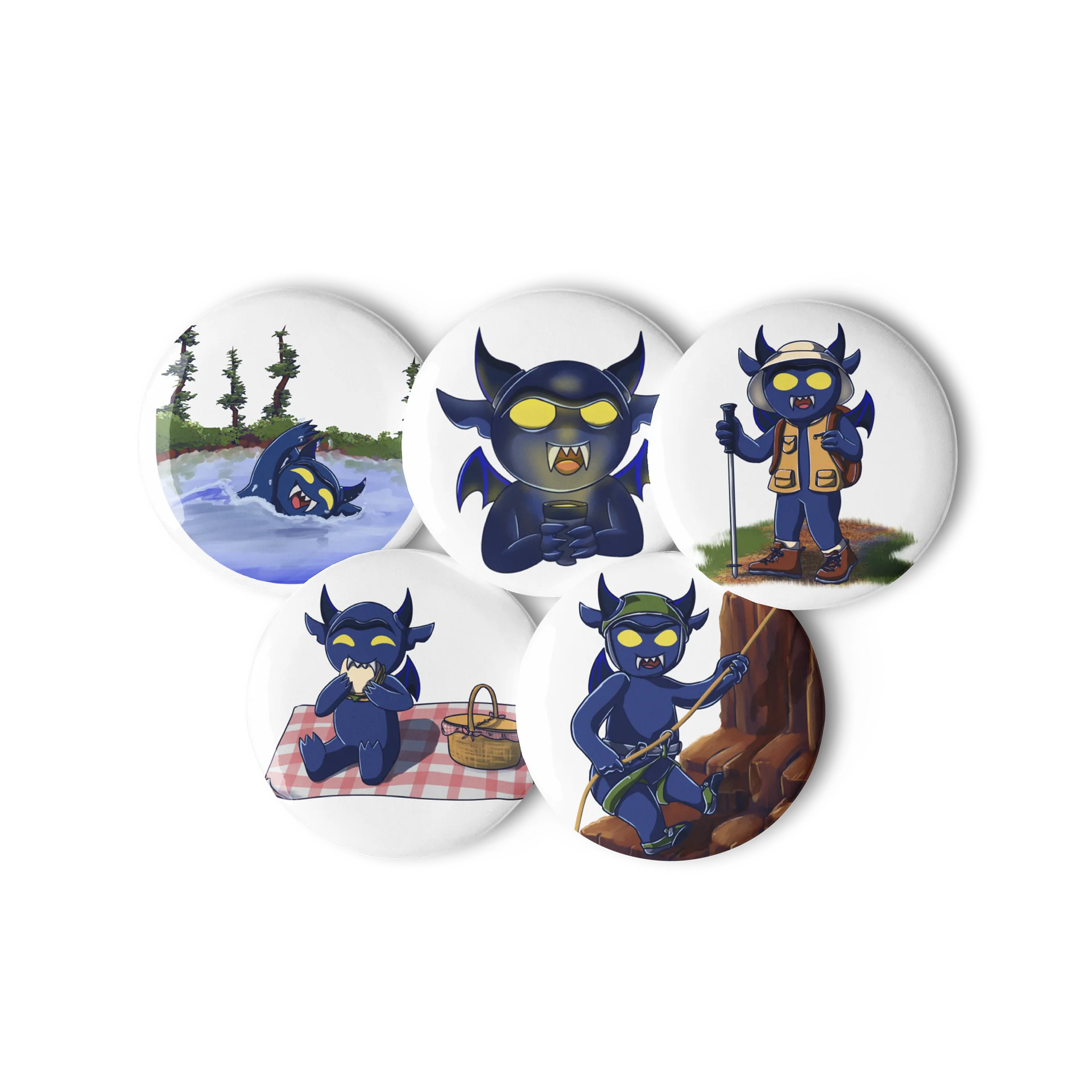 Wild Wonders Wait Badge Pin Set product image (3)