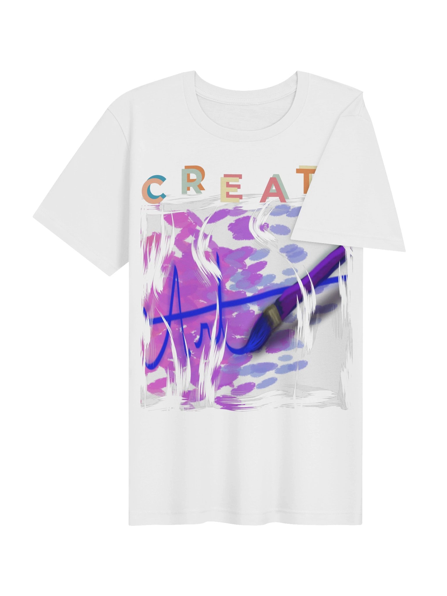"Create Art" T-Shirt. Women's Bella+Canvas Supersoft T-Shirt product image (5)