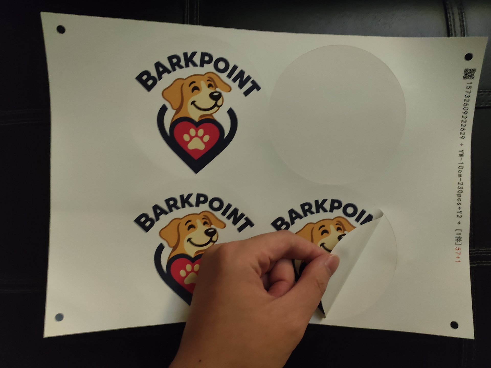 4" BarkPoint Badge Vinyl Stickers (4 Pack) product image (3)