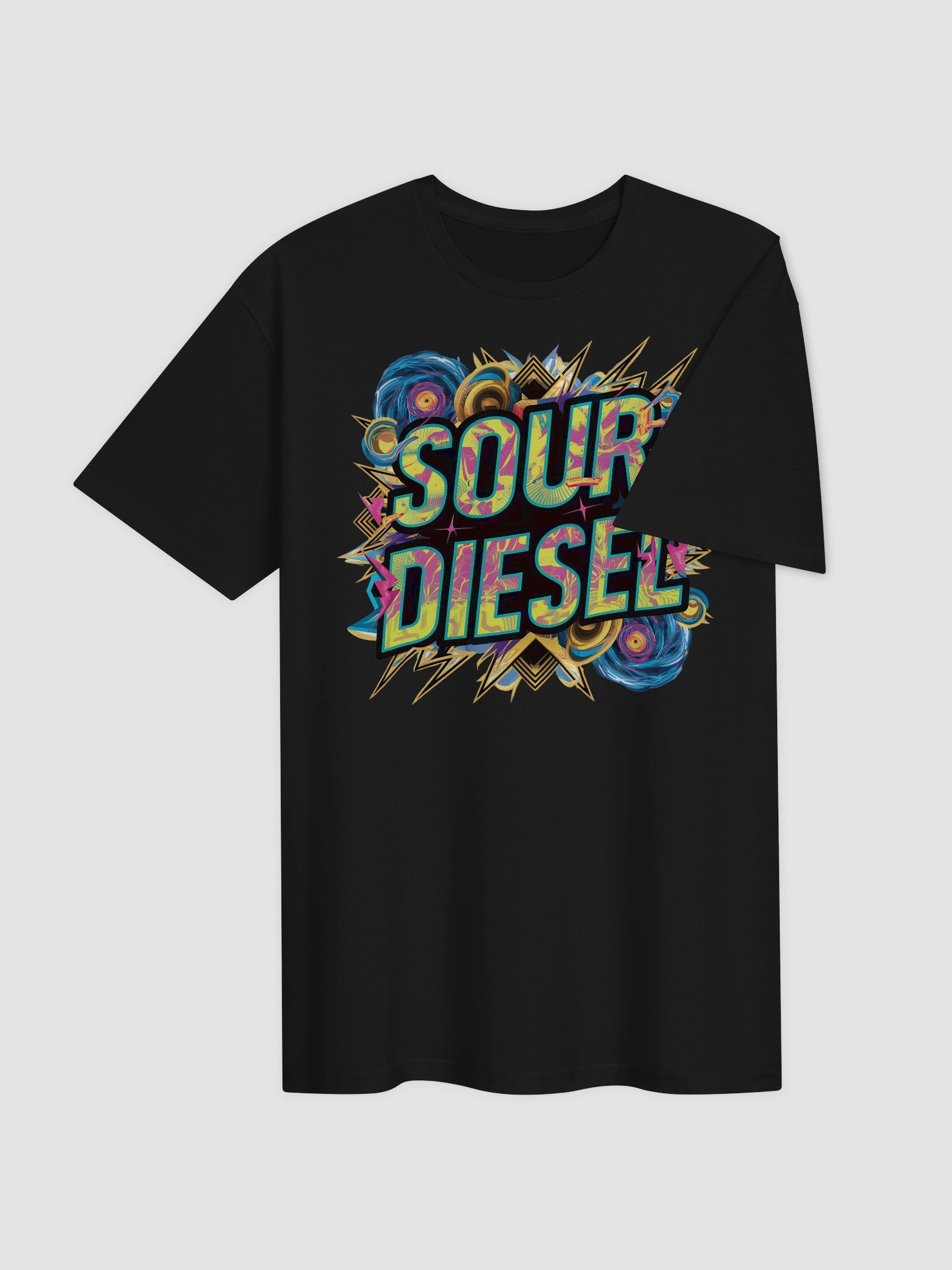 Sour Diesel Cannabis Strain Graphic - Unisex T-shirt product image (11)