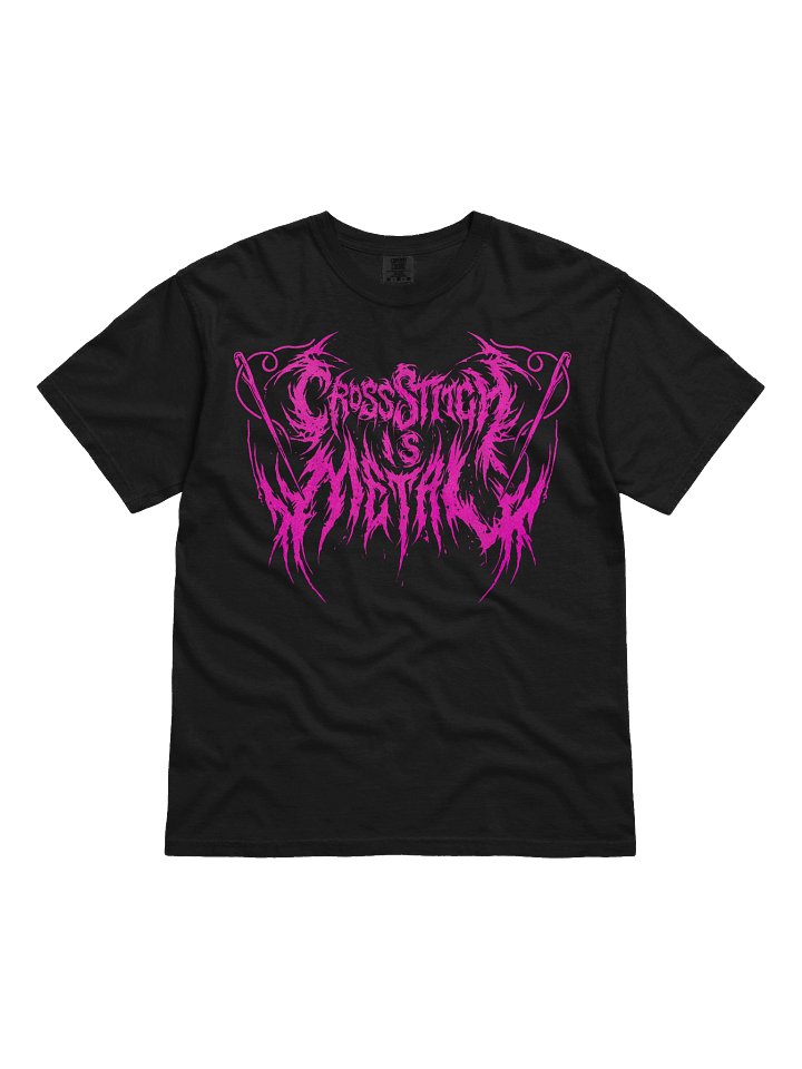 Cross Stitch is Metal T-Shirt (PANK!) product image (1)