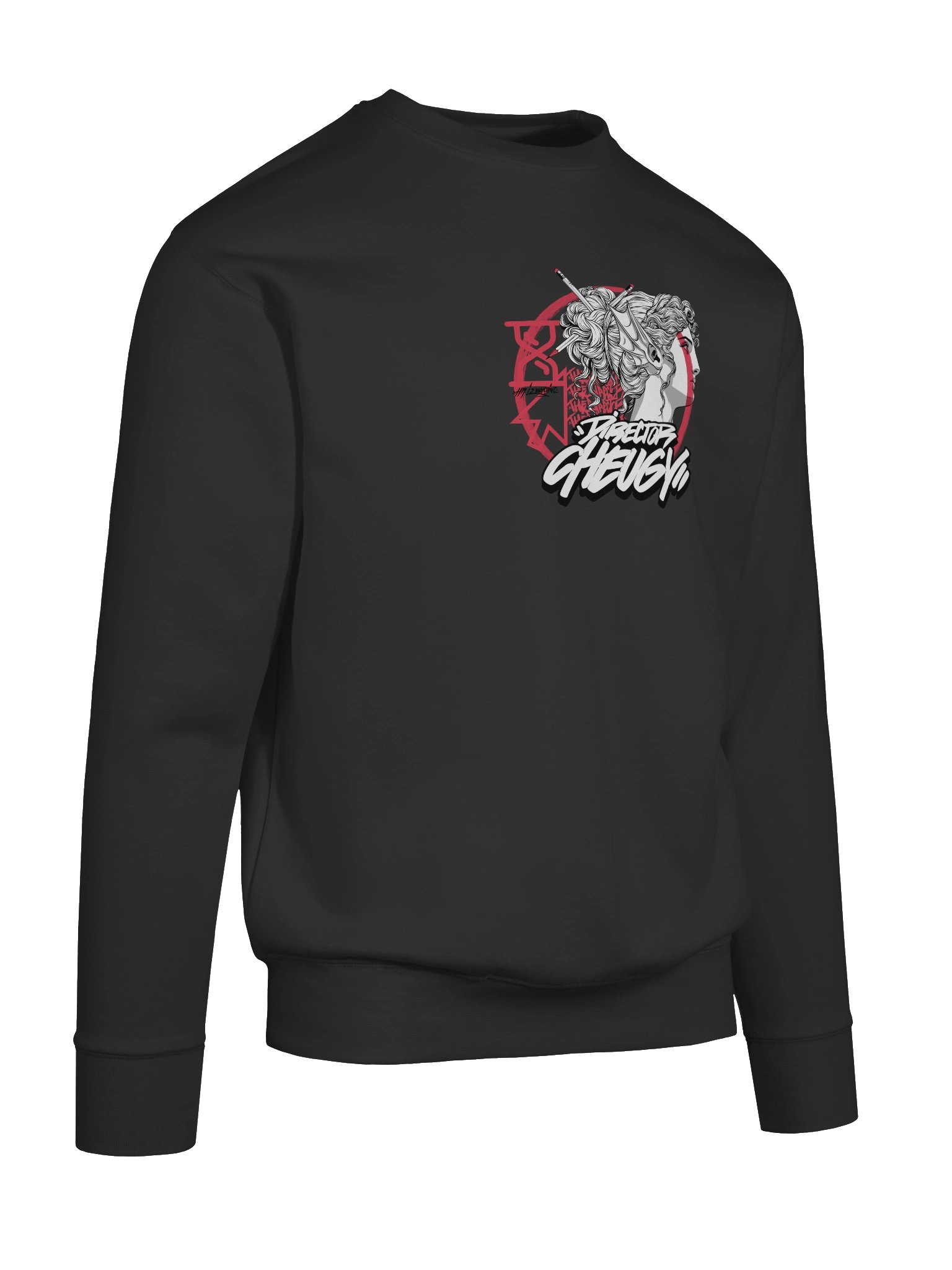 Bustin Crew Neck Sweatshirt (White) product image (10)