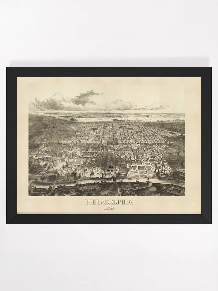 Philadelphia 1857 (Framed Poster Print) product image (1)