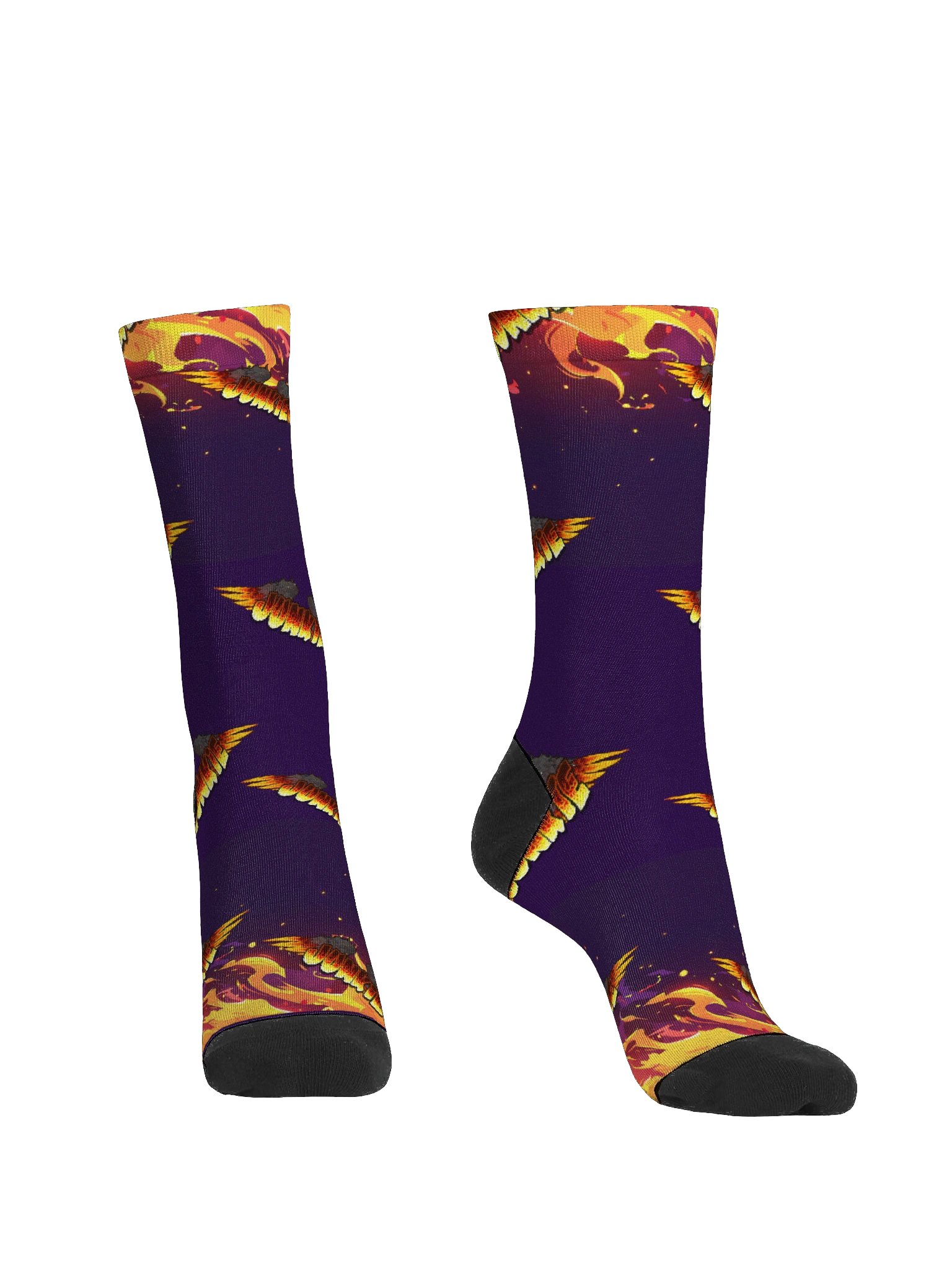 “Inferno Flow” – Junkie Project Socks product image (2)