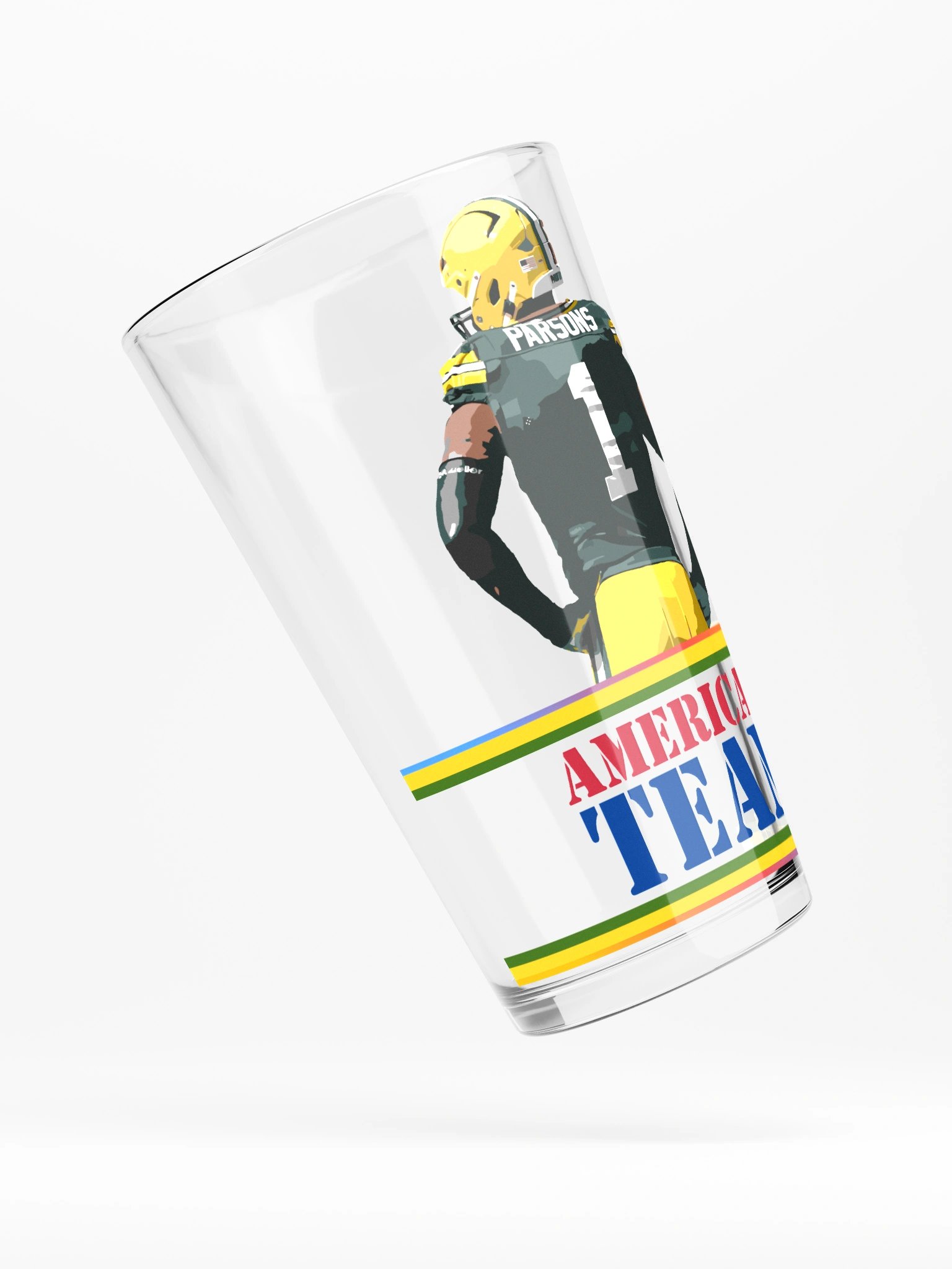 Parsons America's Team Shaker Pint Glass product image (4)