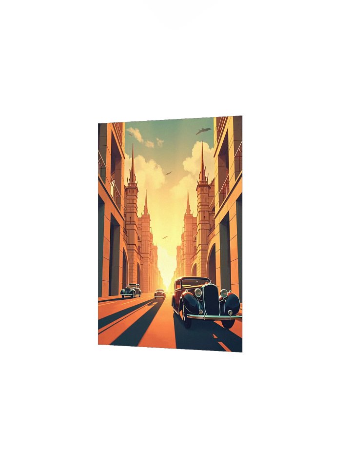 Madrid: 1920s Art Deco Travel Poster (Gran Vía Edition) product image (14)