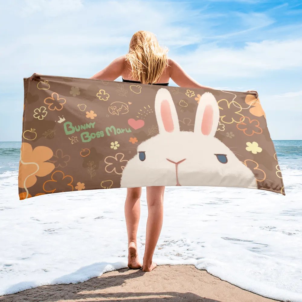 Peeking Maru Bath Towel product image (2)