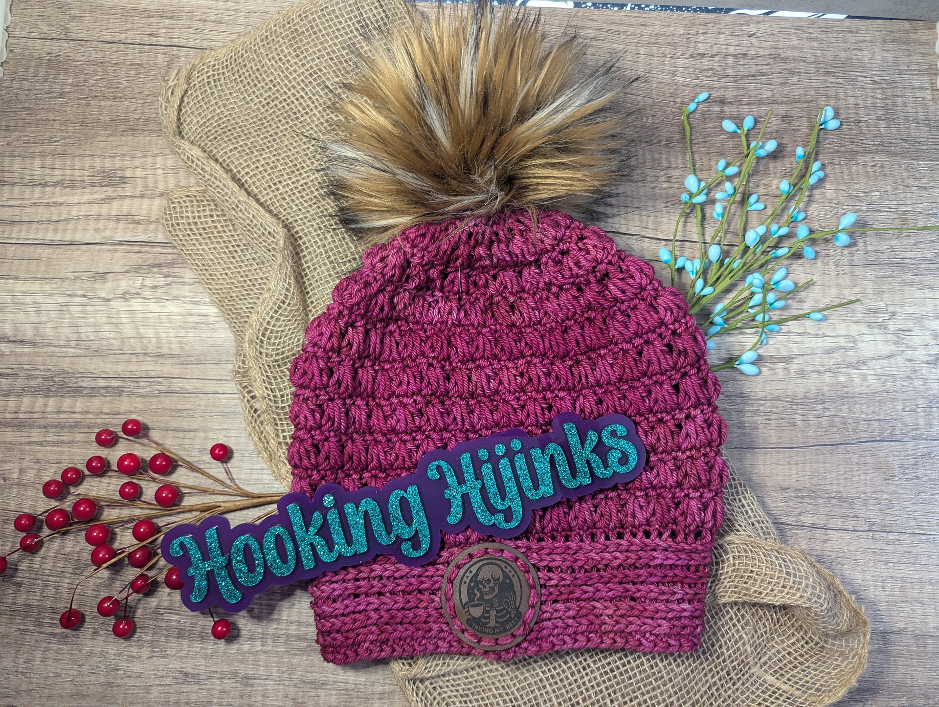 Petroskey Beanie - Dark Pink product image (1)