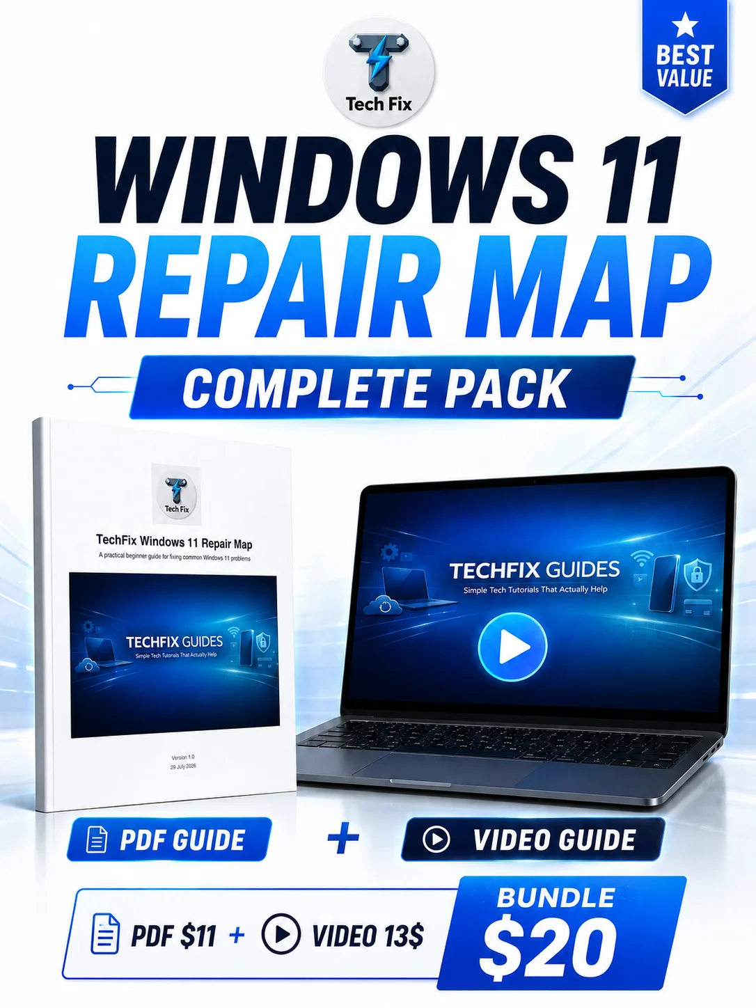 Windows 11 Repair Map – Complete Pack product image (1)