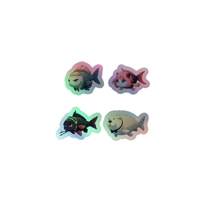 spy x school Holographic Sticker Set product image (1)