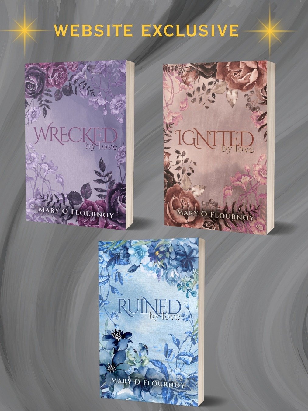Wrecked By Love, Ignited By Love, & Ruined By Love Bundle (paperback - d) product image (1)