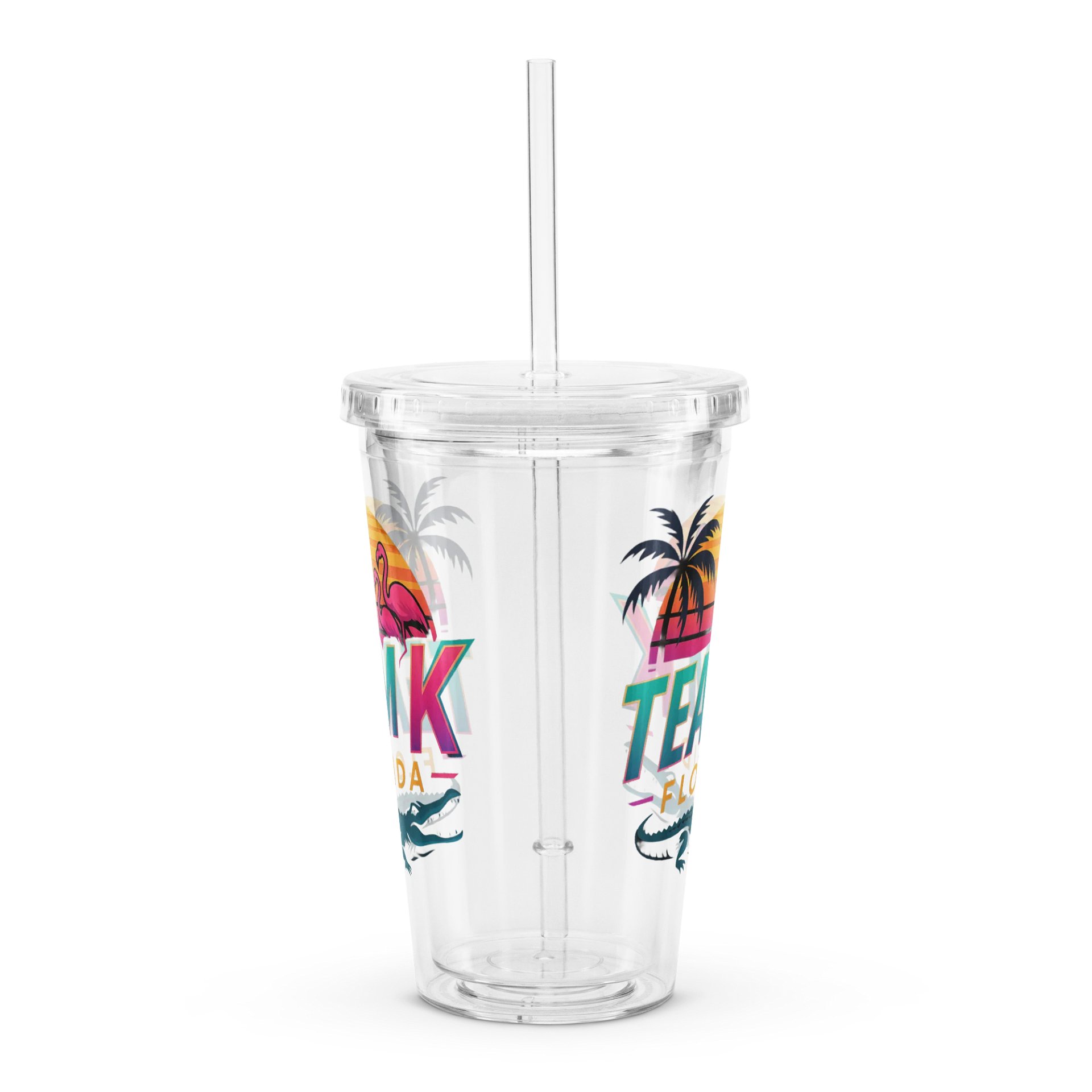 Team K Florida Clear Plastic Tumbler product image (4)