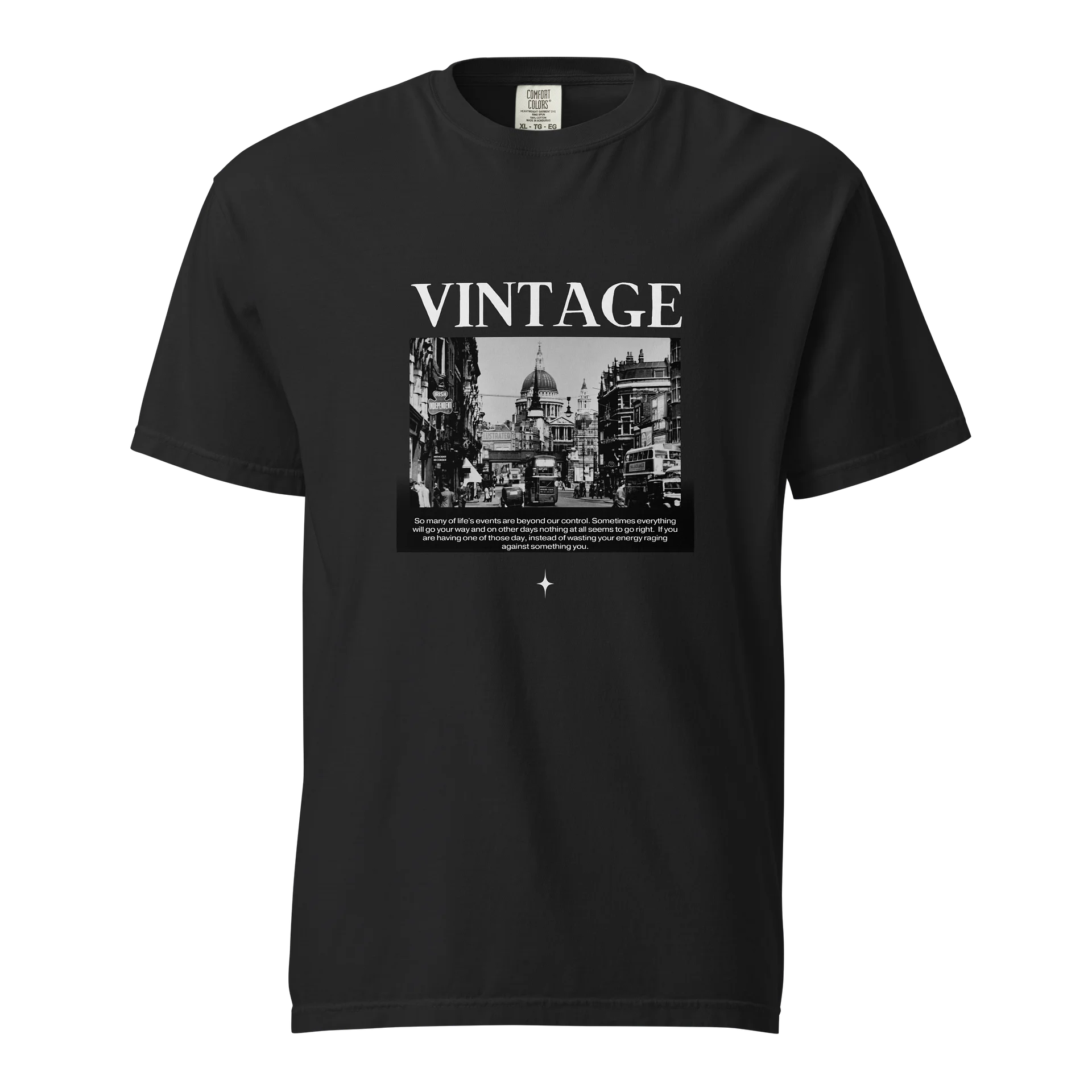 Vintage City Quote man Tee product image (1)