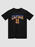 Captain 11 NYC Skyline Premium Black Cotton T-Shirt