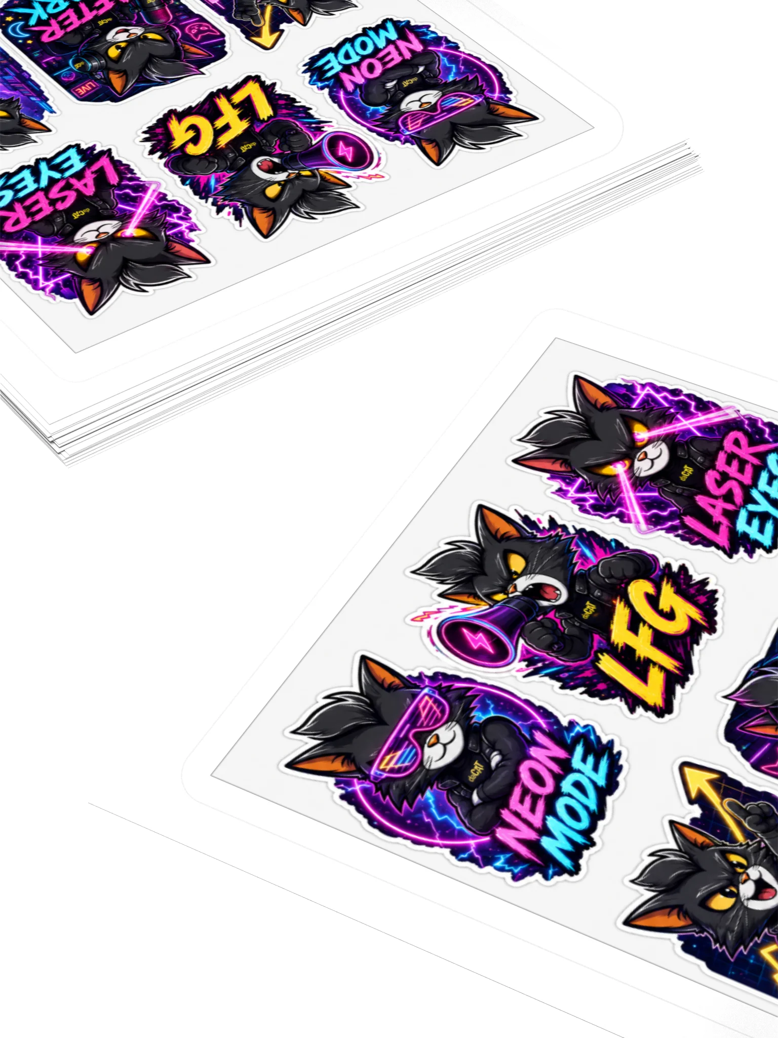 daCAT Neon After Dark Sticker Pack product image (11)