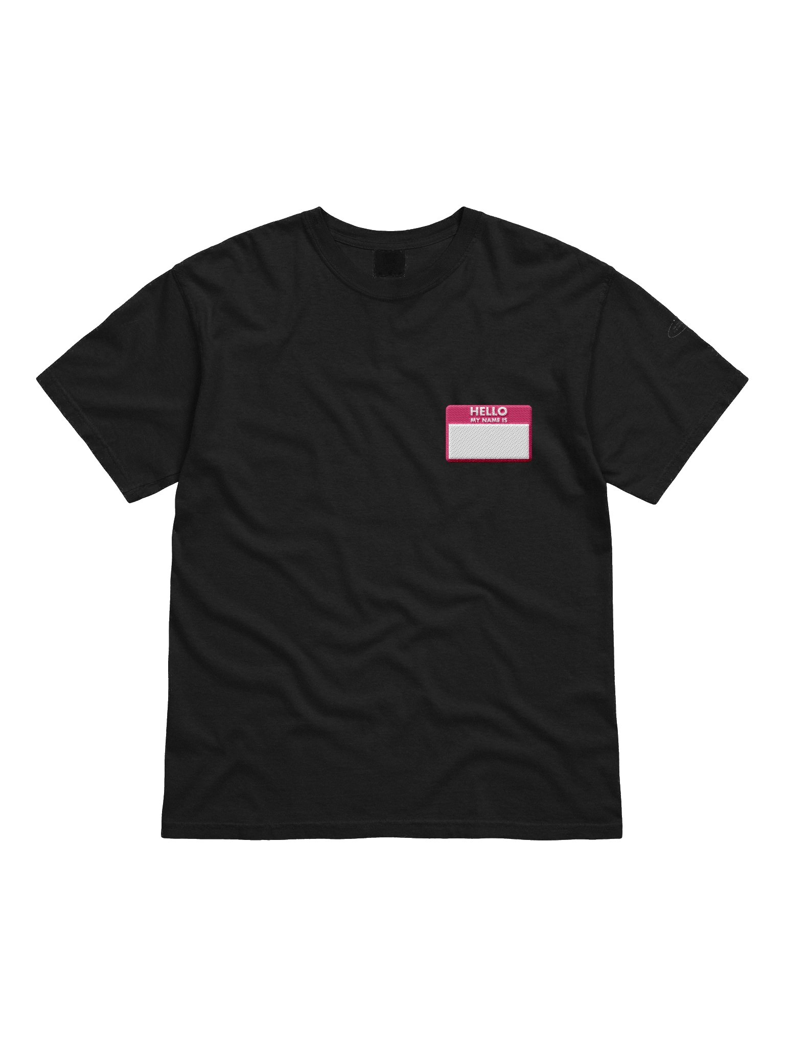 Name Tag Tee: Pink Block product image (1)