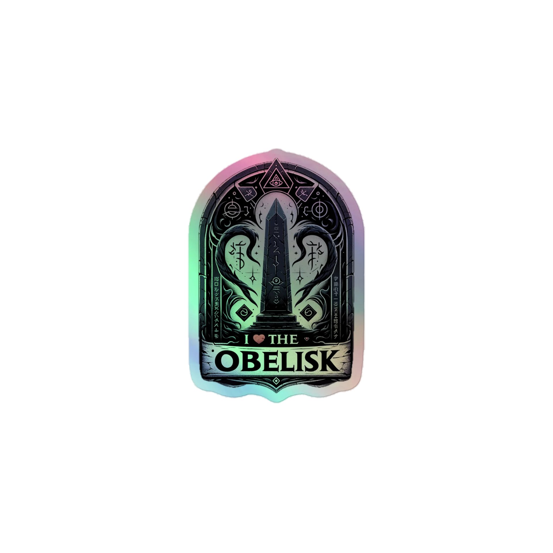 Holographic Obelisk Sticker product image (1)