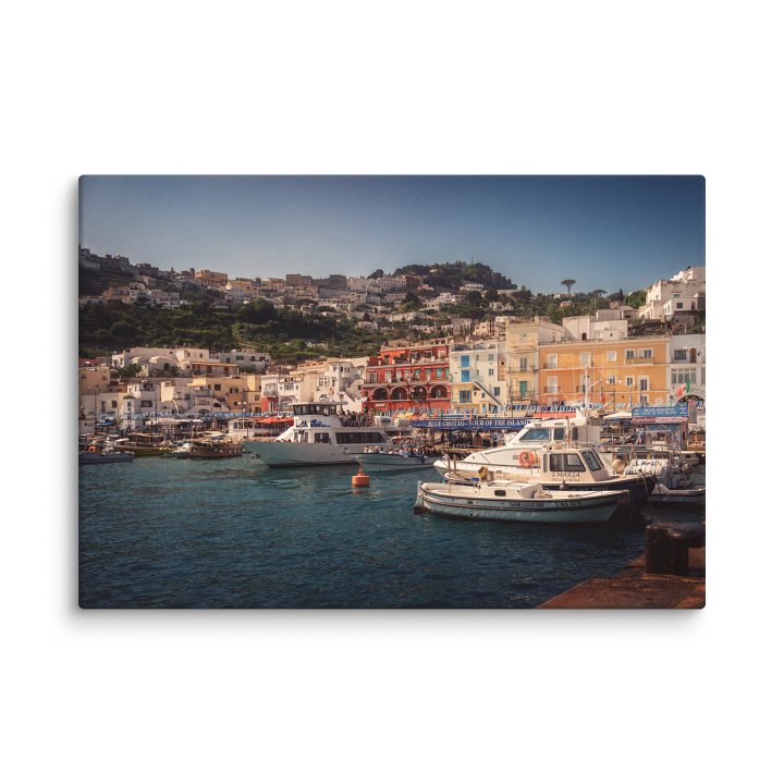 Marina Grande in the Afternoon, Capri, Italy Canvas Print product image (2)