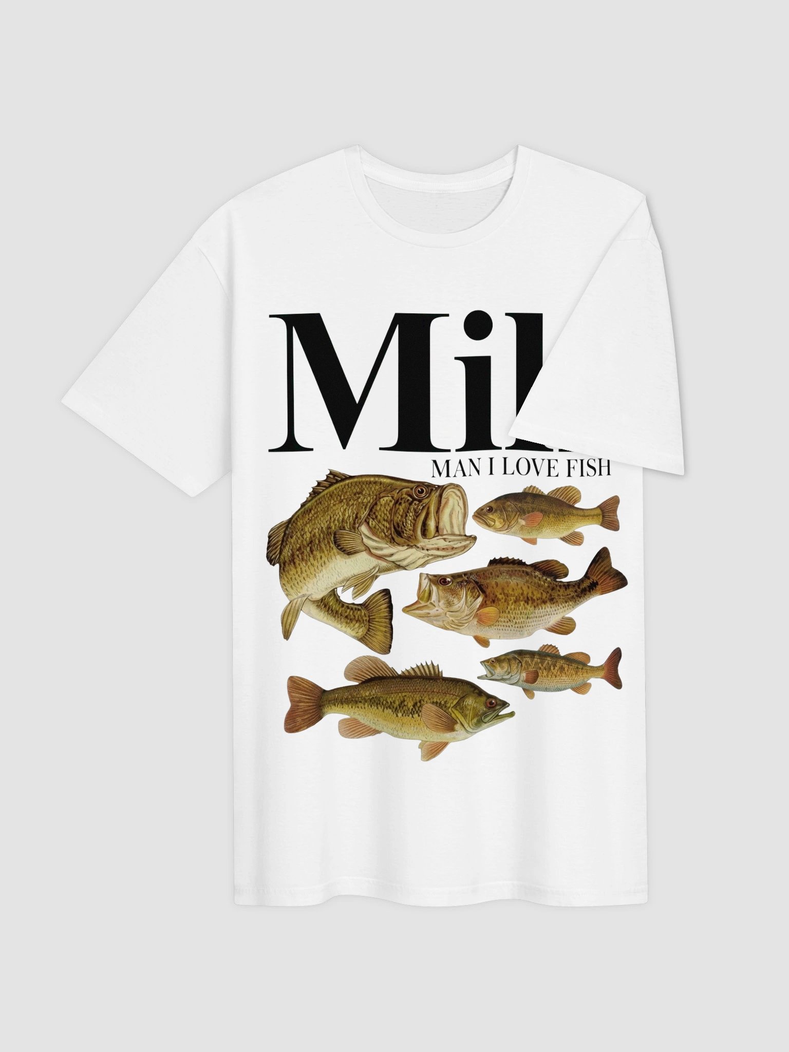 Funny Women's T-Shirt | MILF Man I Love Fish Graphic Tee | Novelty Fishing Shirt Gift for Her product image (5)
