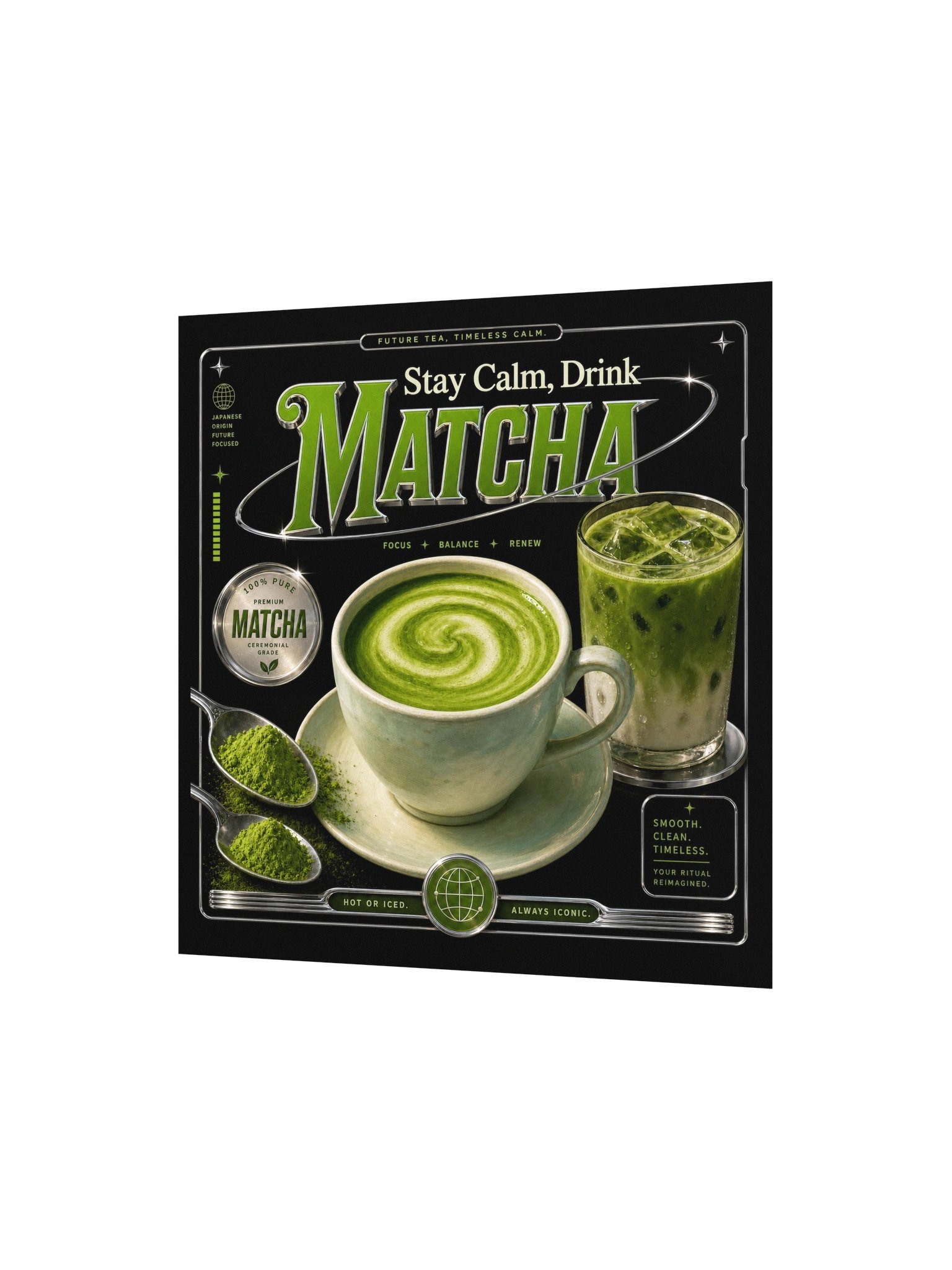 Stay Calm Drink Matcha Poster product image (7)