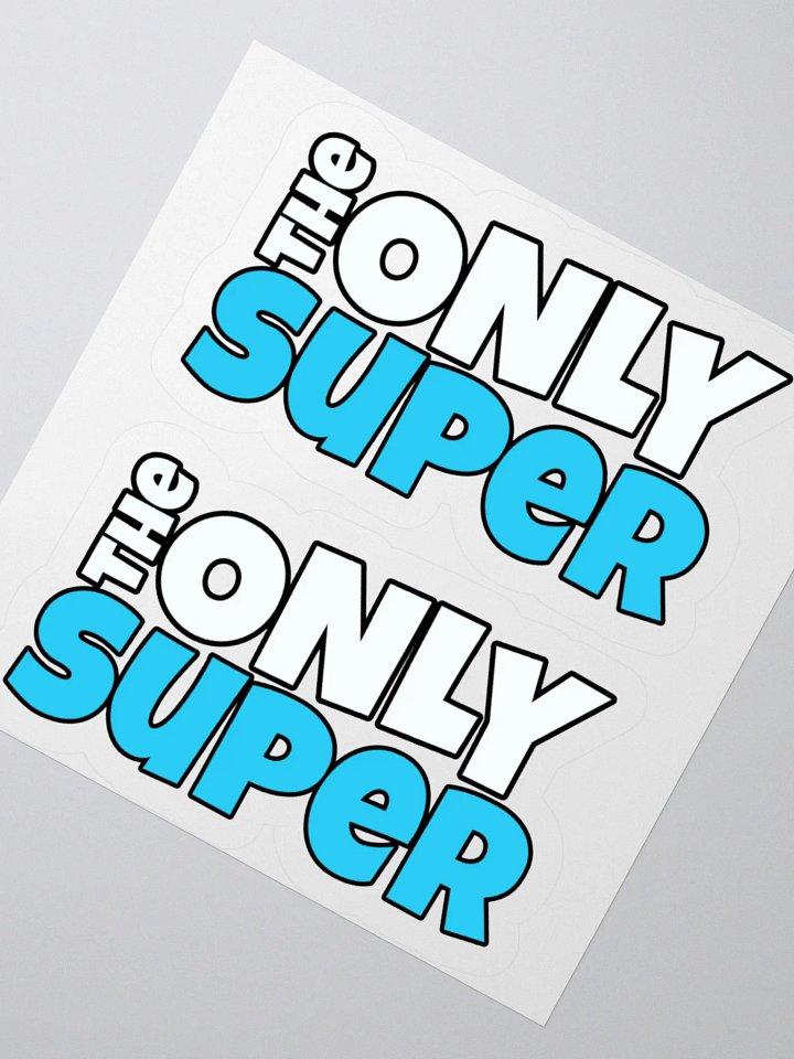 TheOnlySuper - Kiss Cut Stickers product image (7)