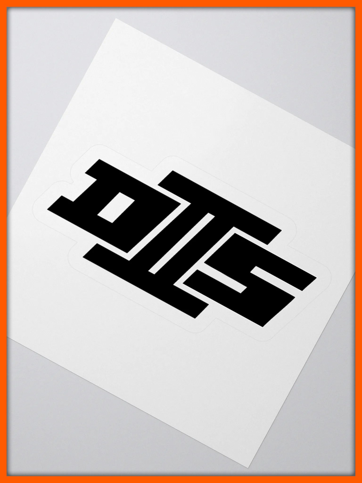 D2S "Coal" Sticker product image (2)