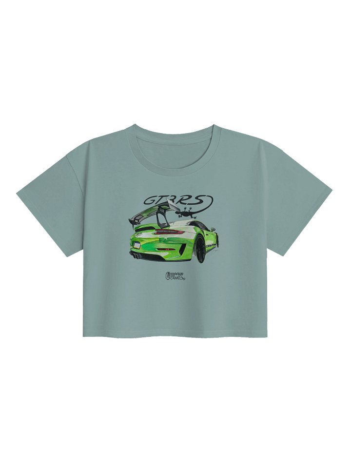 Green Lizard Crop Top product image (3)