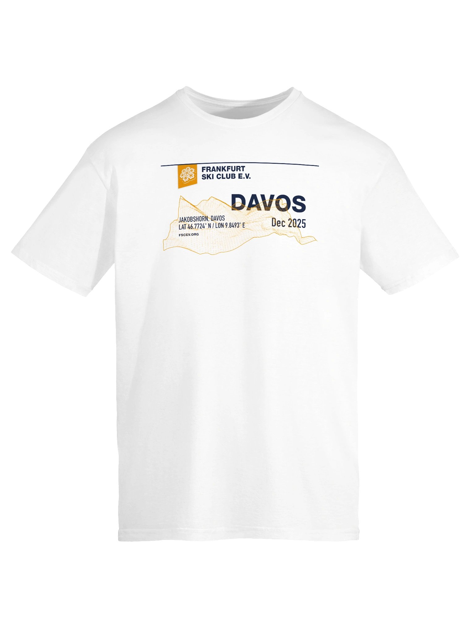 Davos / Jakobshorn Coordinates white (front only print) product image (3)
