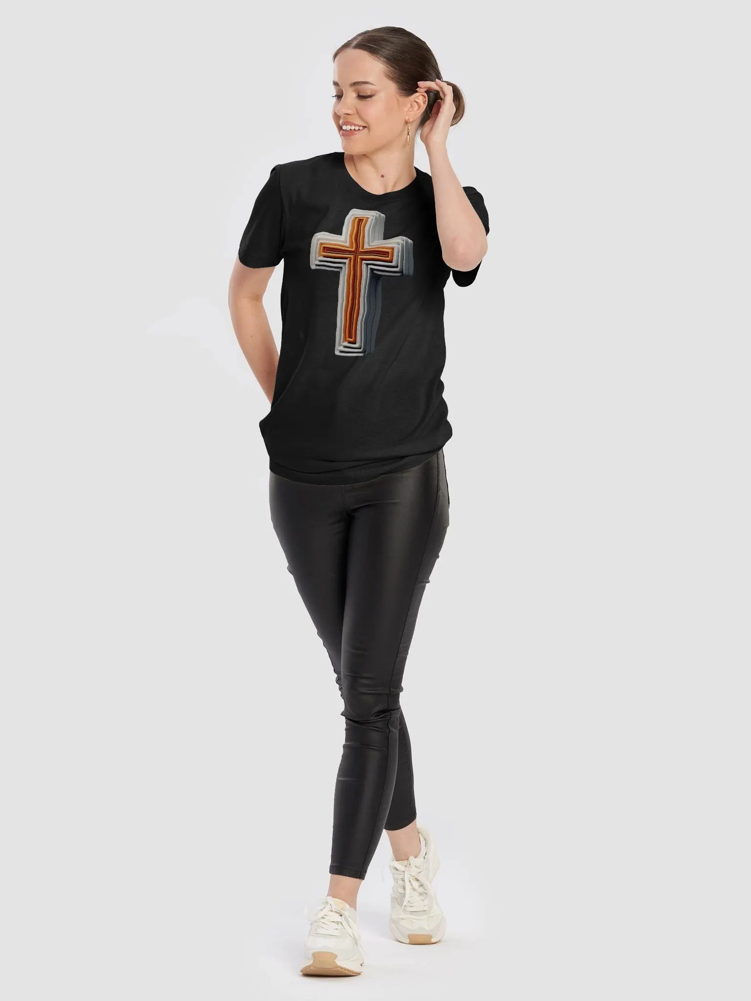 Orange and White Cross product image (10)