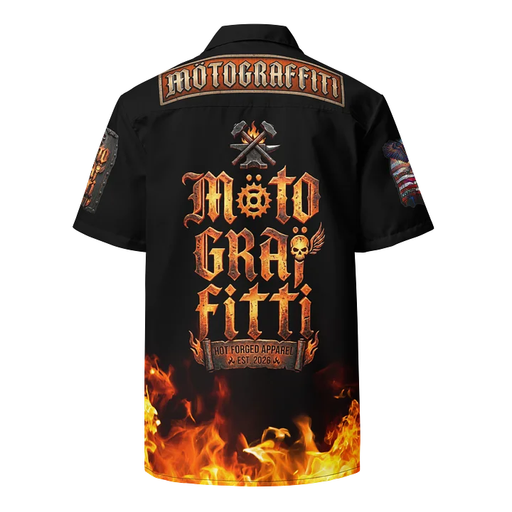 MötoGraffitti Club Shirt Forged Iron product image (2)