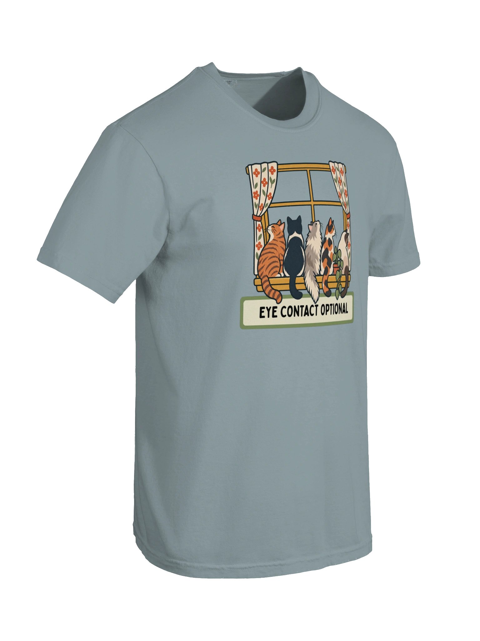 Eye Contact Optional - Adult Unisex Tee product image (10)