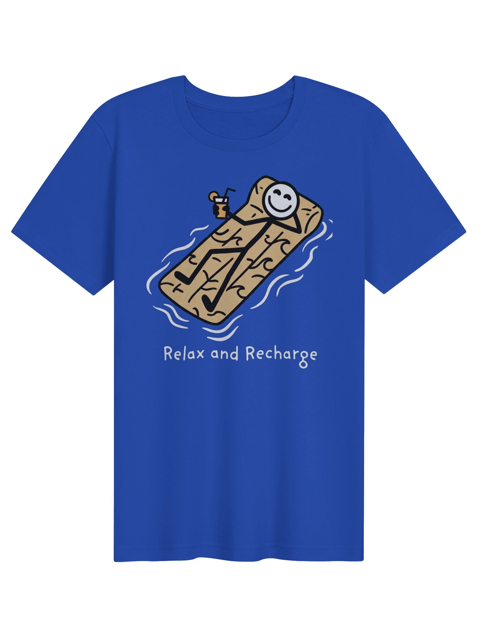 Unisex "Relax and Recharge" Graphic T-Shirt – Turn On Chill Mode product image (1)