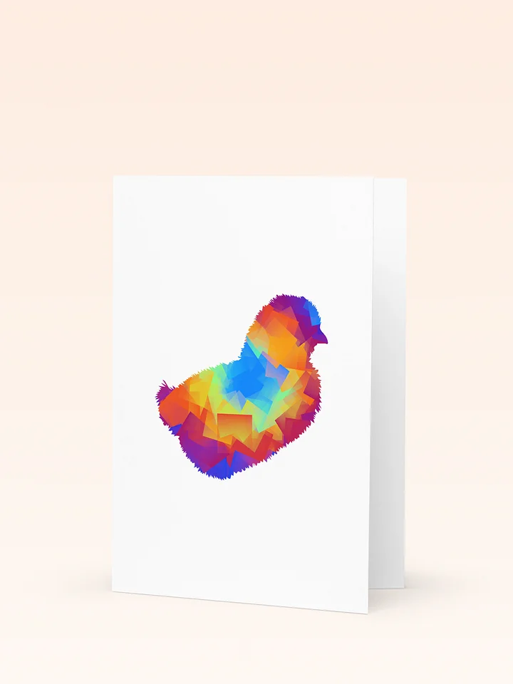 Vibrant Greeting Card - Chick product image (1)
