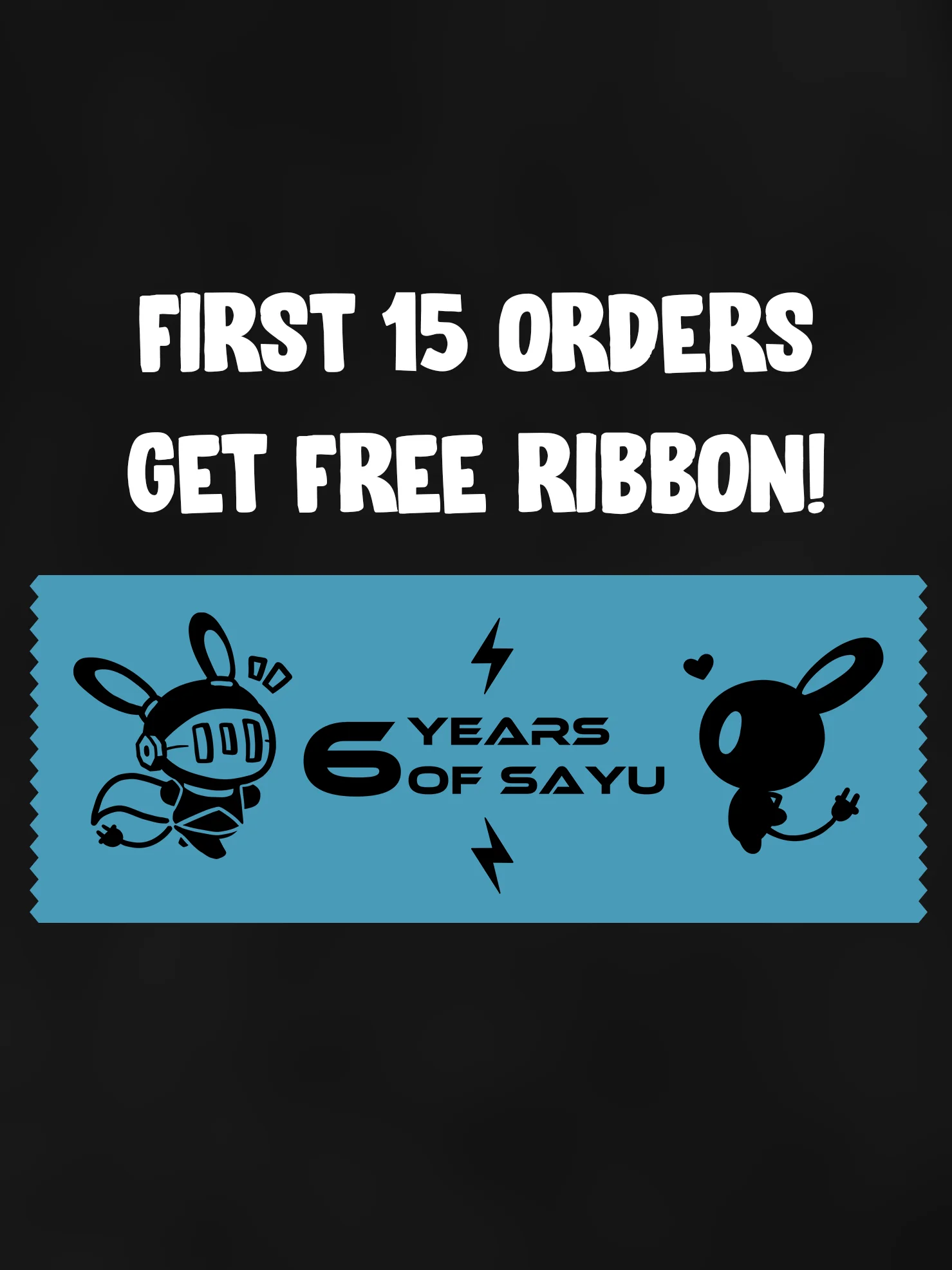 6 Years of Sayu Badge Ribbon product image (1)