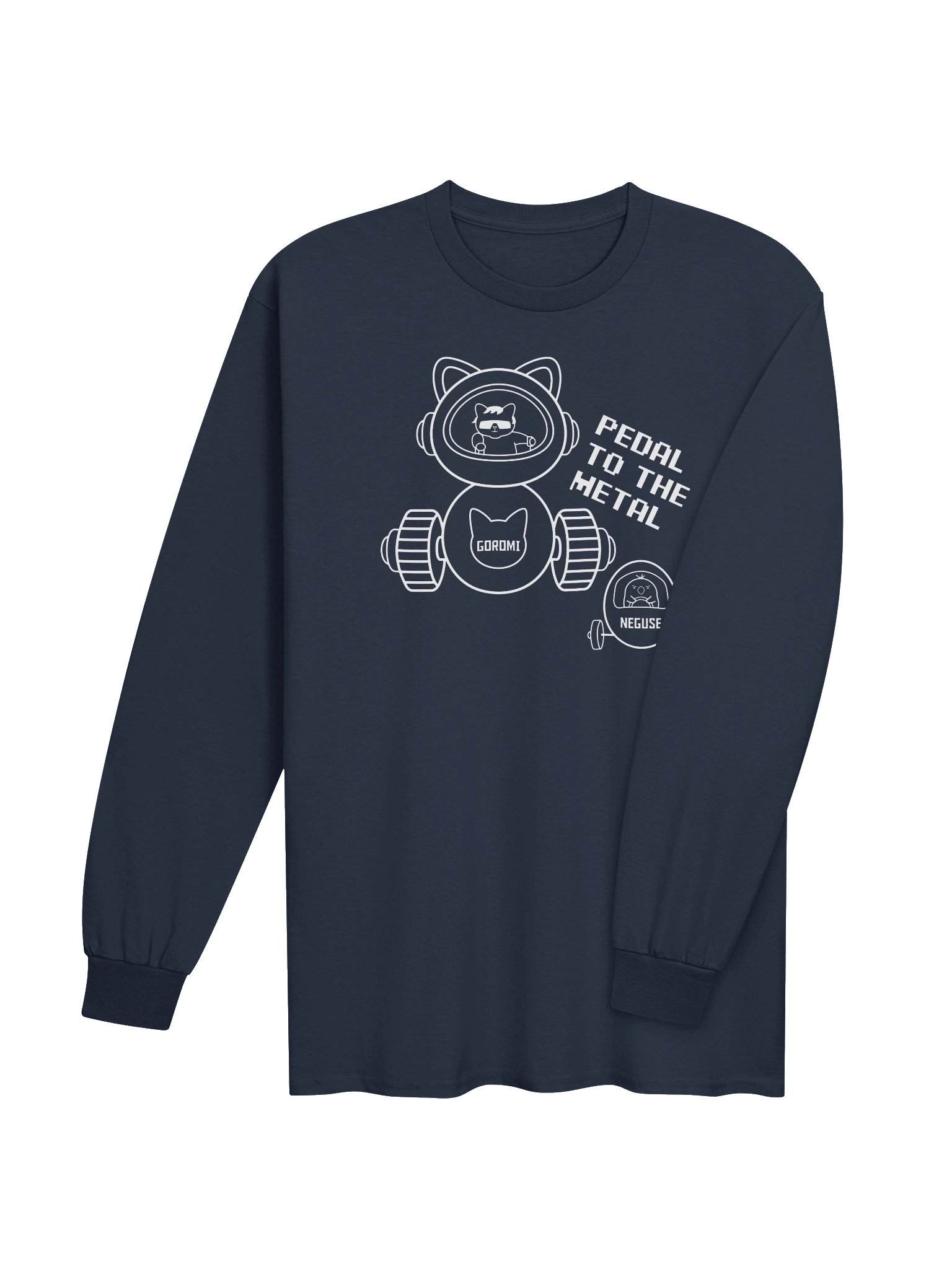 Goromi the Cat (Inefficient Vehicle Race) - Unisex Adult Long Sleeve T-shirt product image (3)