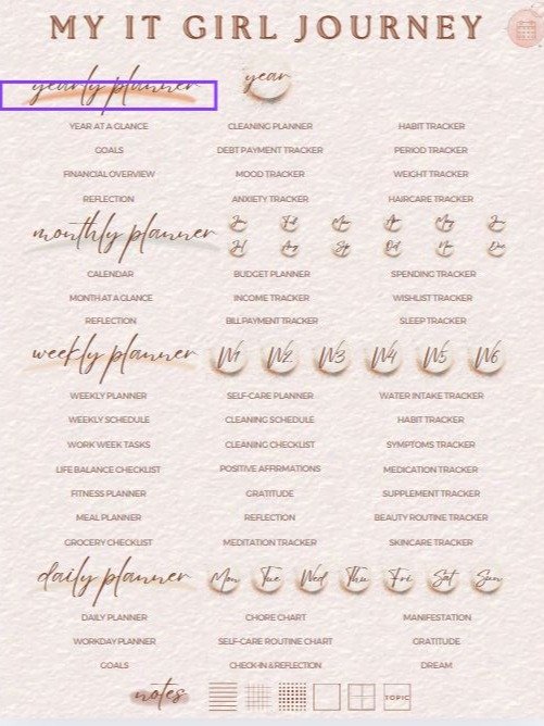 💅 Boss Babe Digital Planner (Reusable Year After Year) product image (2)