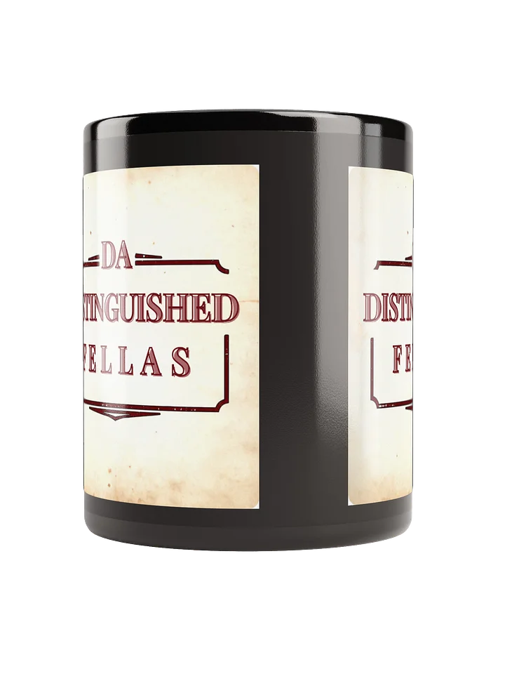 Vintage Black Glossy Mug - Distinguished Fellas' Design product image (3)