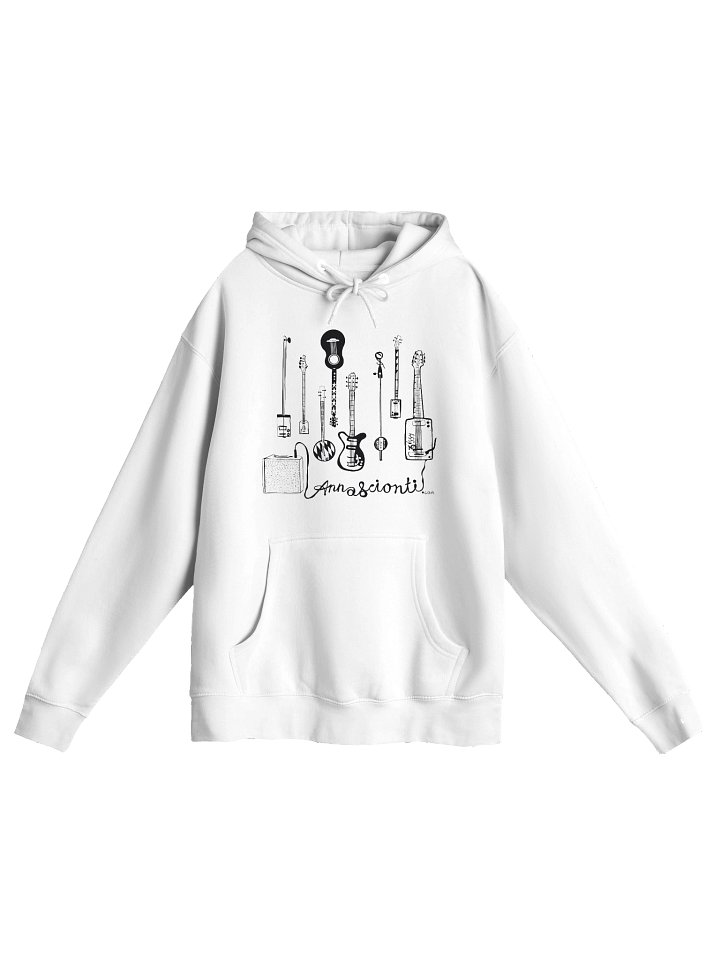 Anna Scionti -White Hoody & Guitars product image (1)