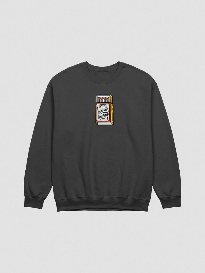 Burning Bridges Embroidered Sweater product image (1)