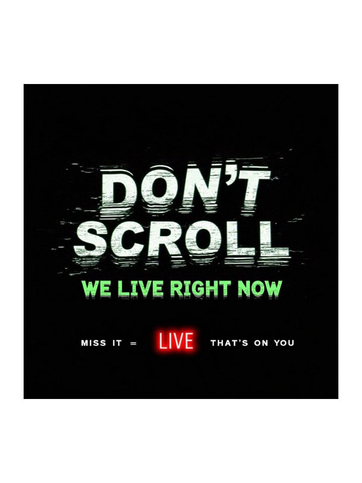 Don’t Scroll Live Sticker product image (1)