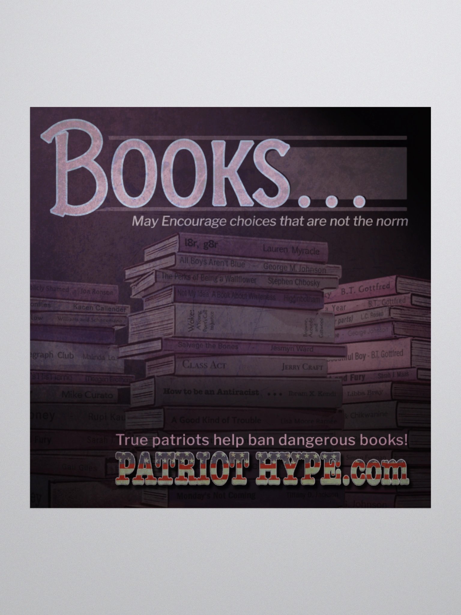 Sticker: Patriot Hype - Books product image (3)