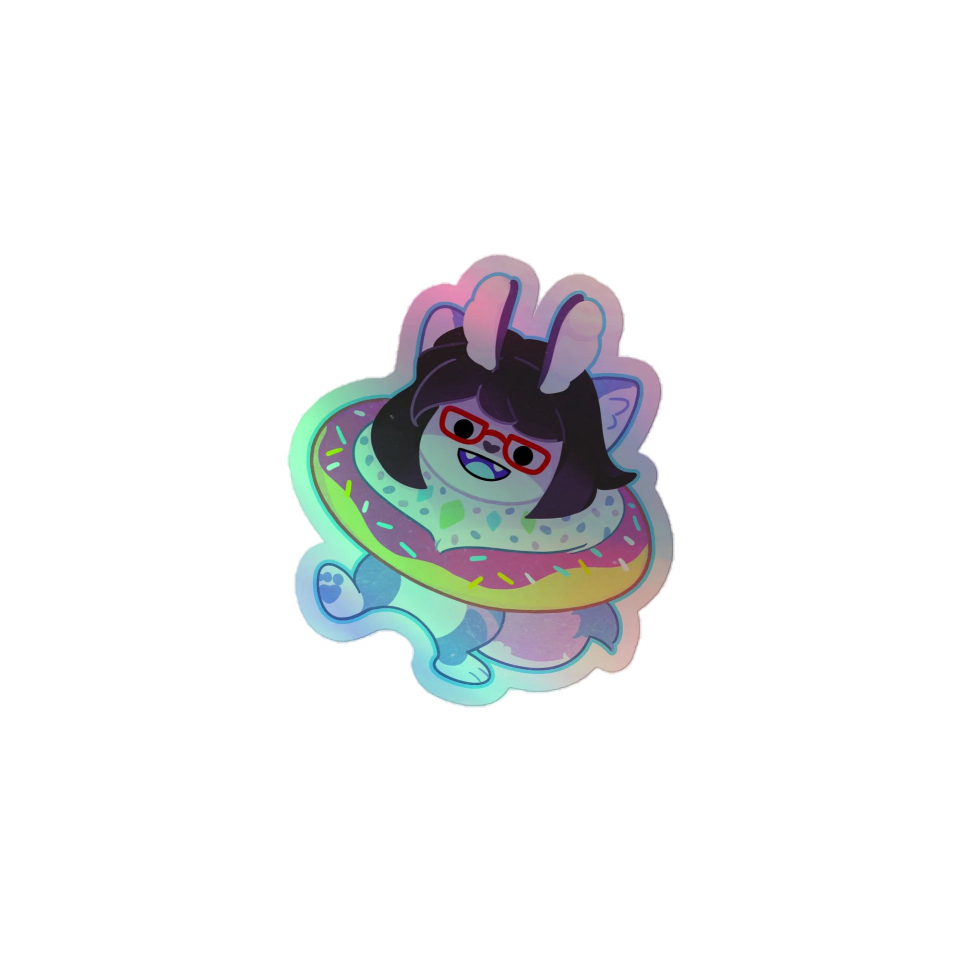 Holo Robin Donut Sticker product image (1)