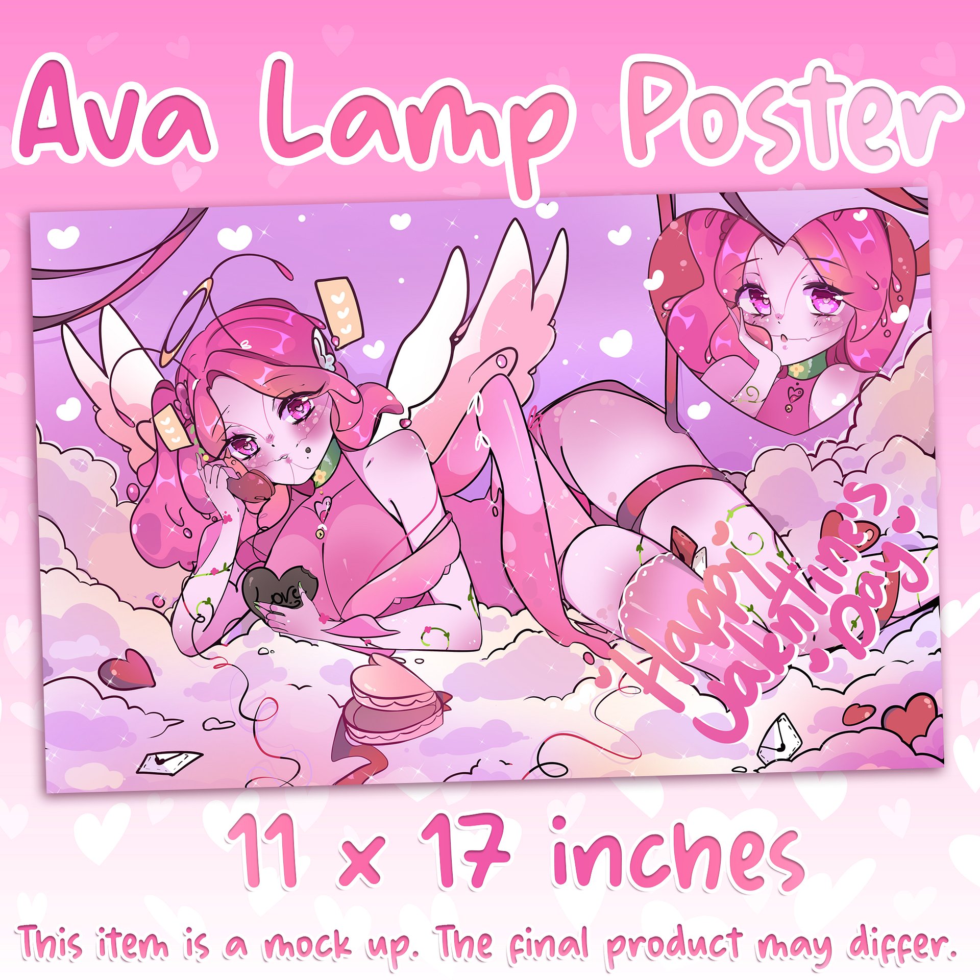 Ava Lamp Valentine's Poster product image (1)